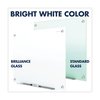 Quartet Brilliance Glass Dry-Erase Boards, 36 x 24, White Surface G23624W